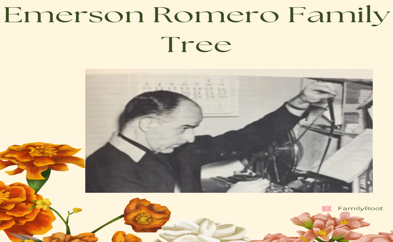 Cuban-American silent Film Actor Emerson Romero Family Tree