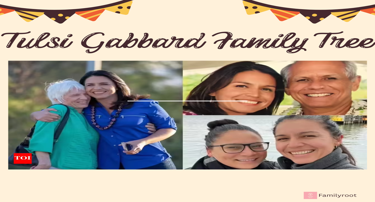 American politician and military officer Tulsi Gabbard Family Tree