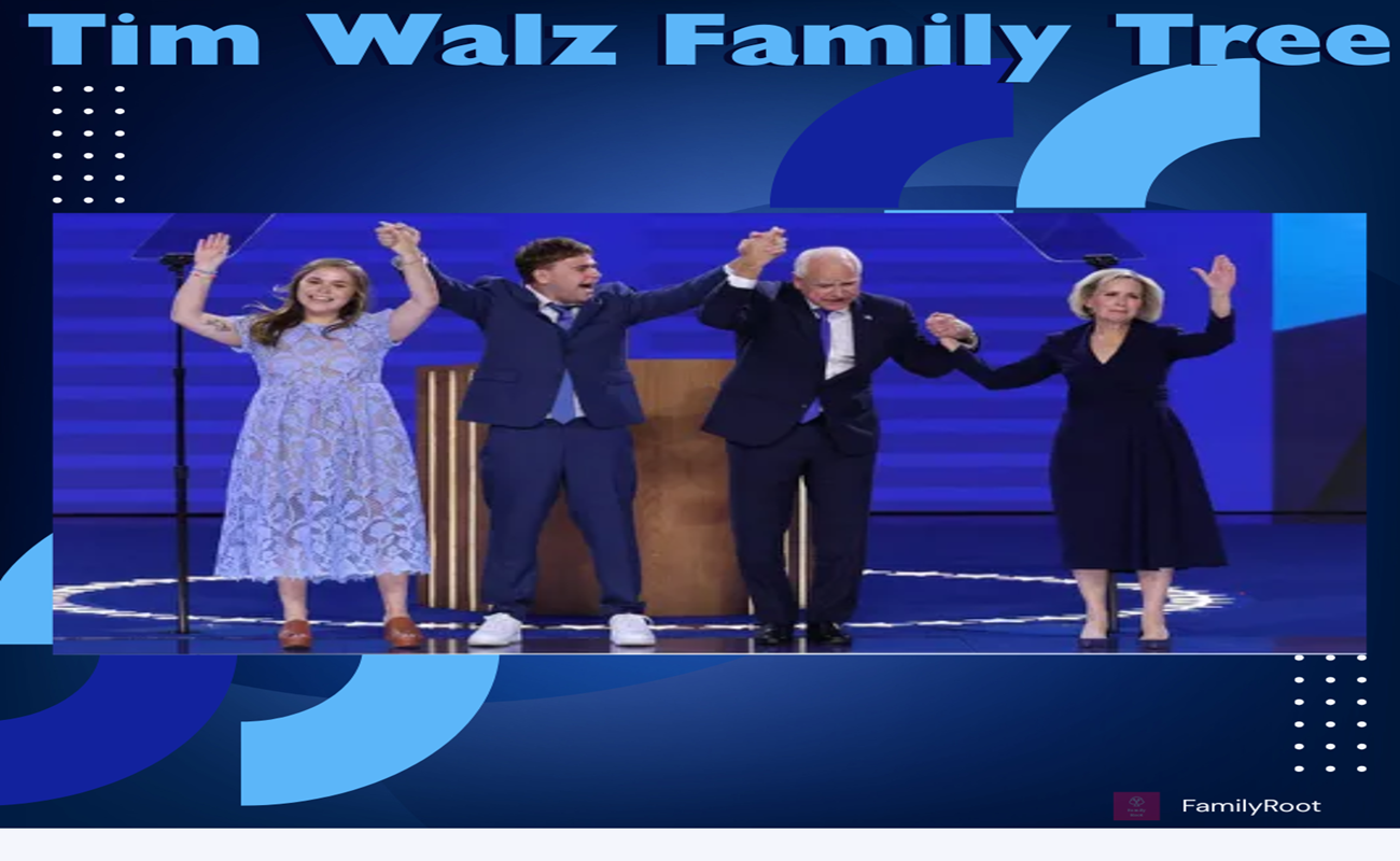 American politician, former educator Tim Walz Family Tree