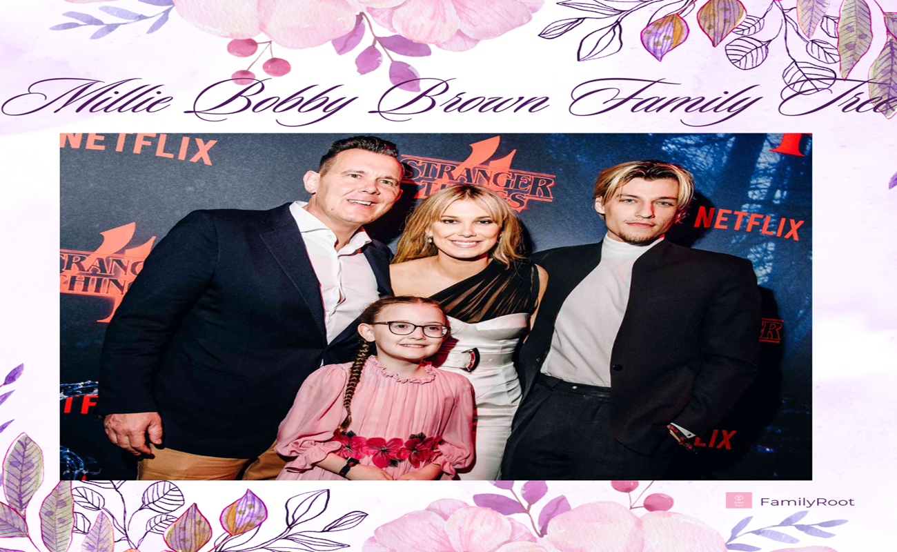 British actress and producer Millie Bobby Brown Family Tree