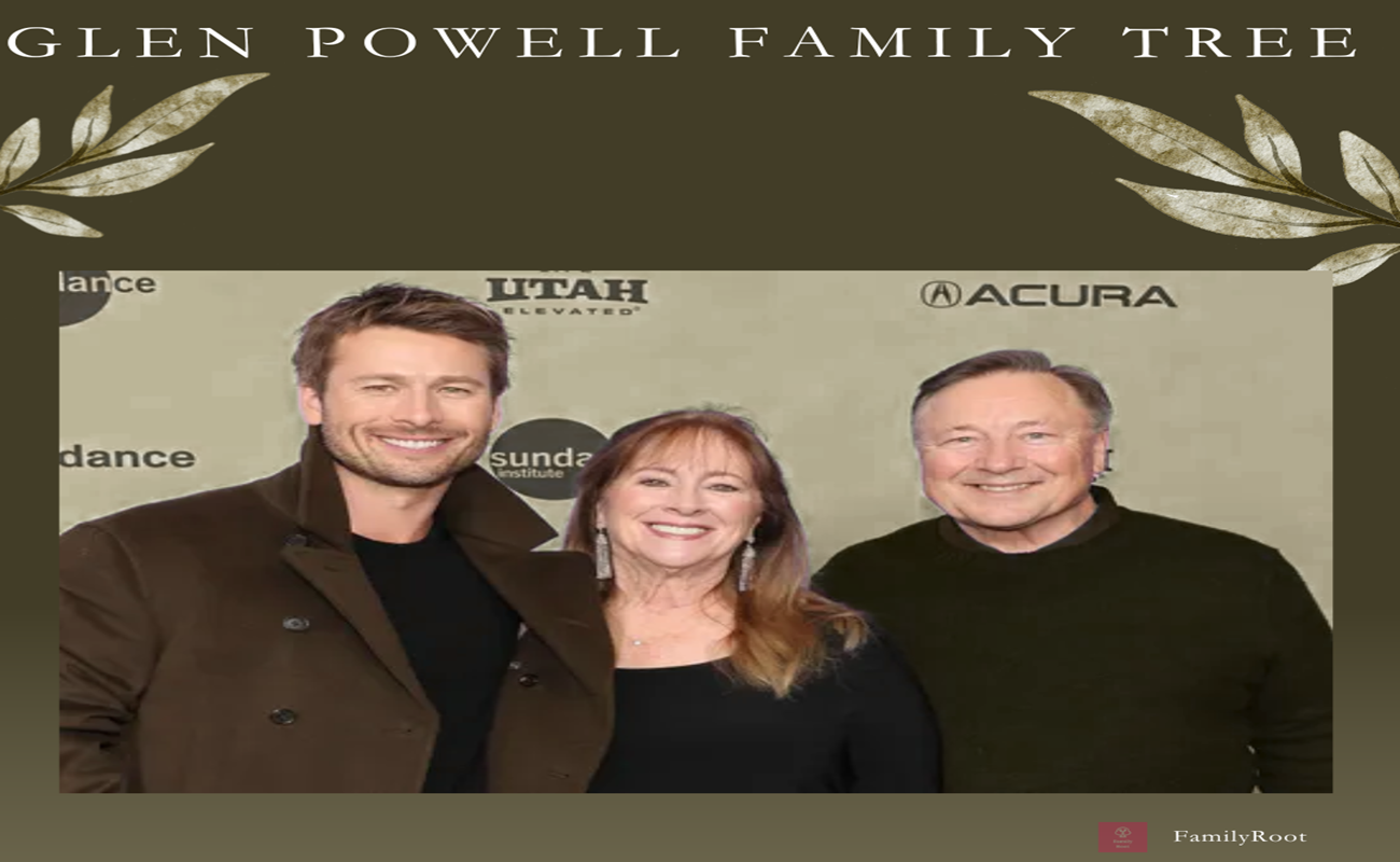 American actor and screenwriter Glen Powell Family Tree