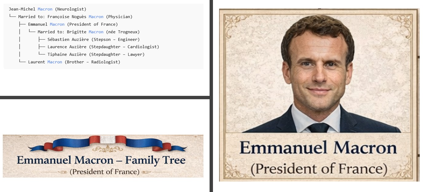 Emmanuel Macron – Family Tree & Family History