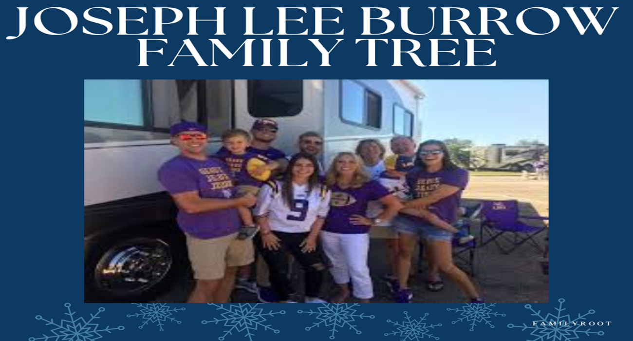 American professional football player Joseph Lee Burrow Family Tree