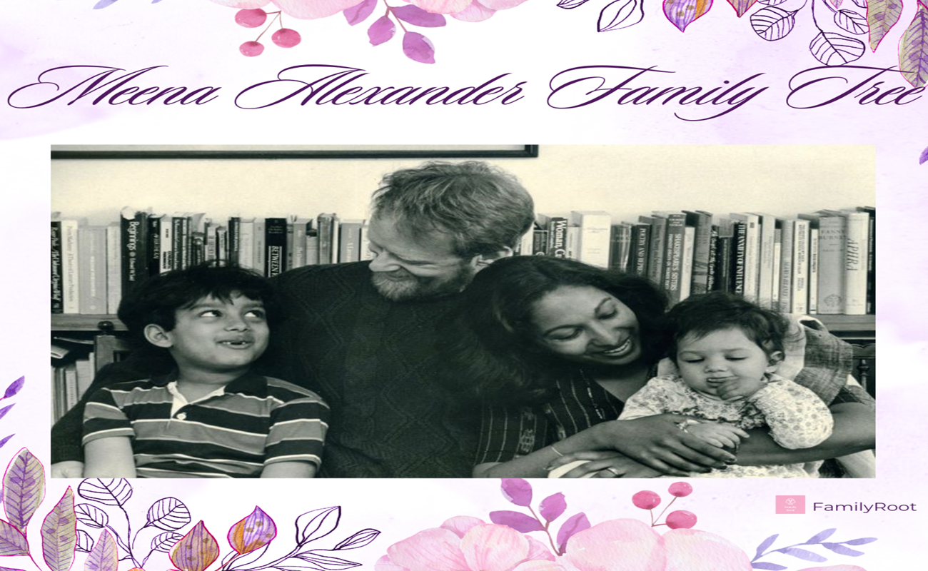 Indian American poet, scholar, and writer Meena Alexander Family Tree