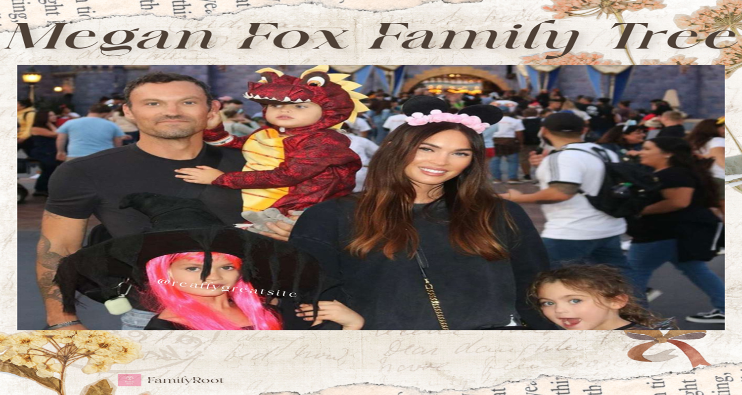 American actress Megan Fox Family Tree