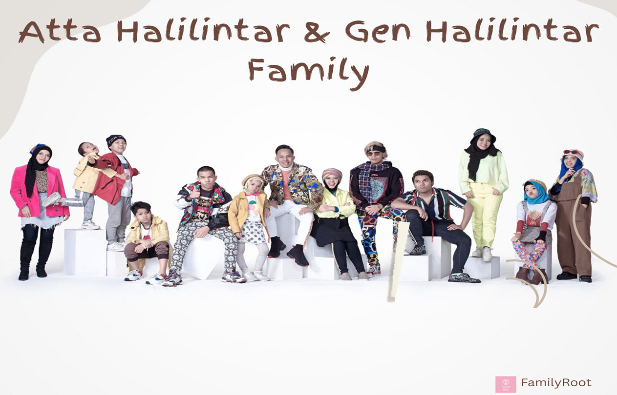YouTubers and influencers with millions of followers Atta Halilintar & Gen Halilintar Family Tree