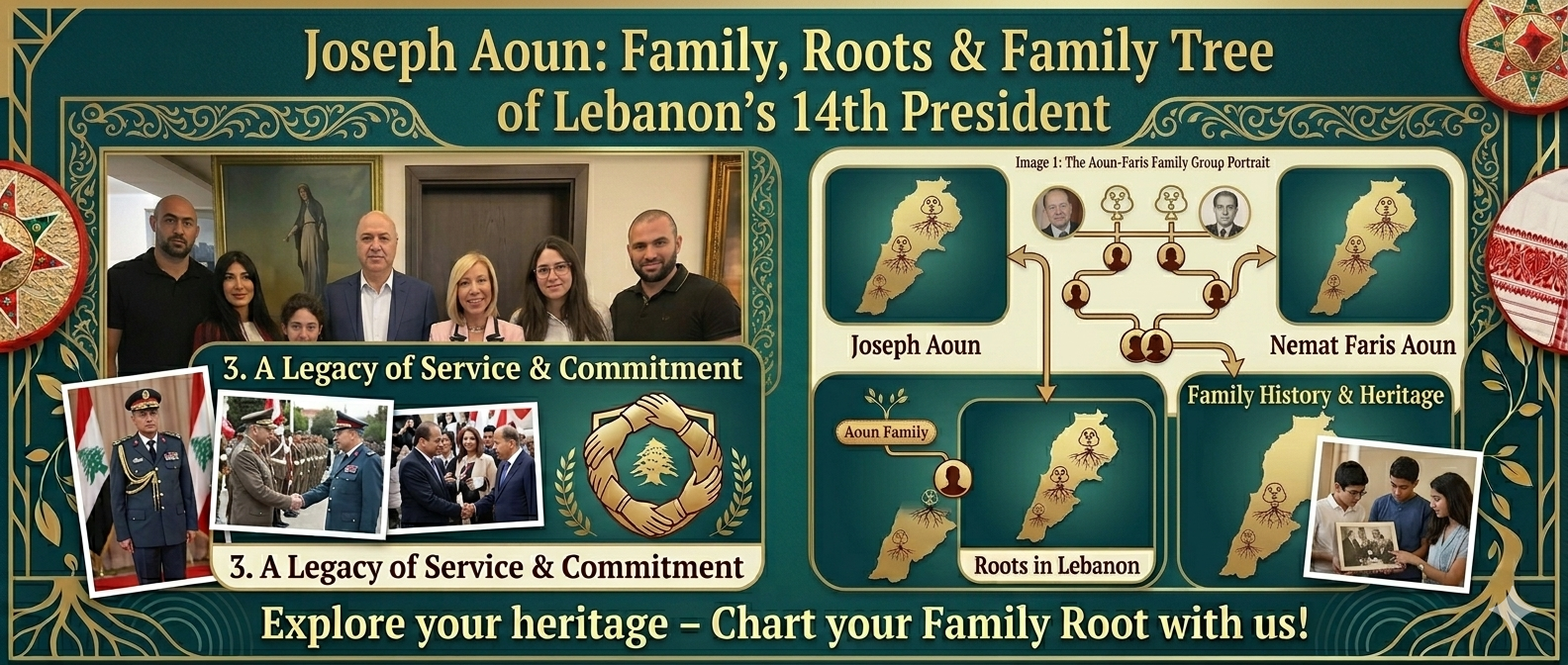 Joseph Aoun: Family, Roots & Family Tree of Lebanon's 14th President