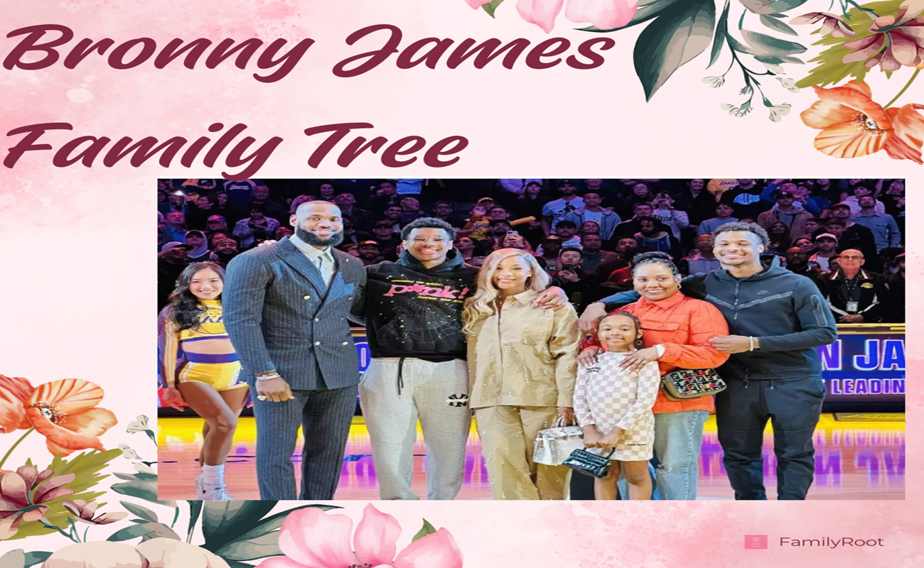 American professional basketball player Bronny James Family Tree